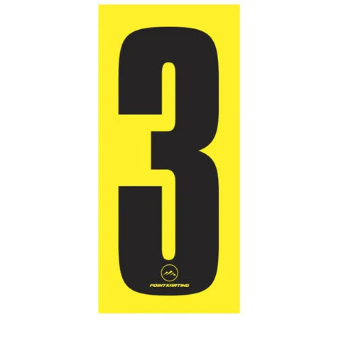 NUMBER STICKER 3