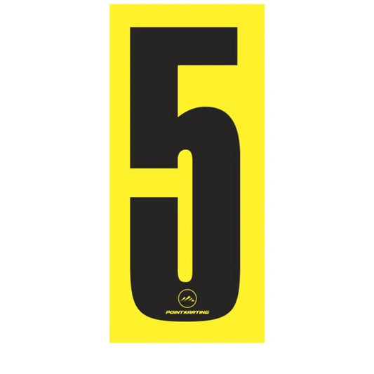 NUMBER STICKER 5