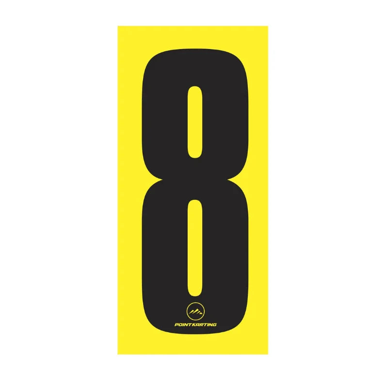 NUMBER STICKER 8
