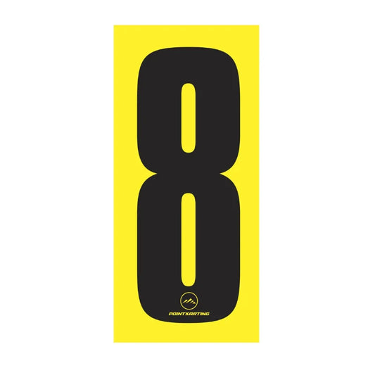 NUMBER STICKER 8
