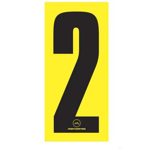 NUMBER STICKER 2