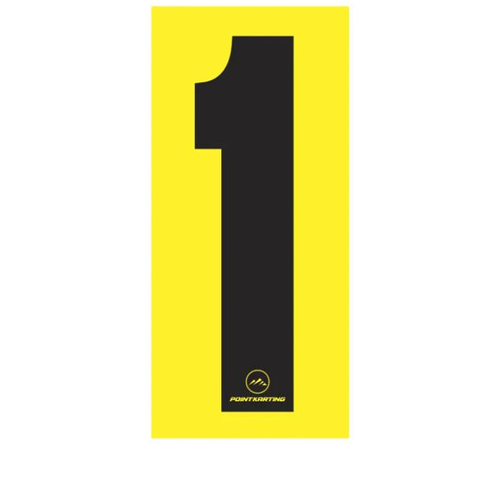 NUMBER STICKER 1