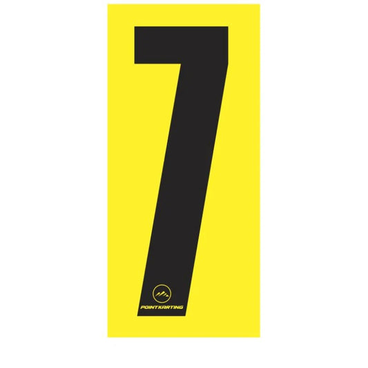 NUMBER STICKER 7
